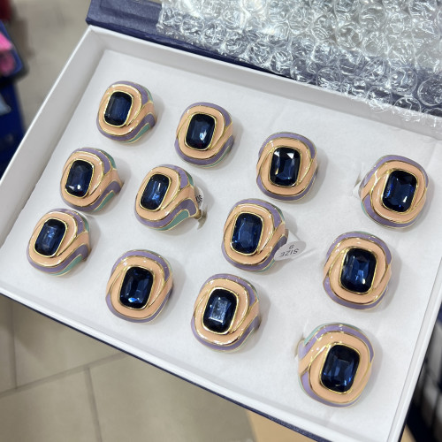 Δαχτυλίδια κοσμημάτων από ανοξείδωτο ατσάλι, συσκευασία των 12 MOD.332