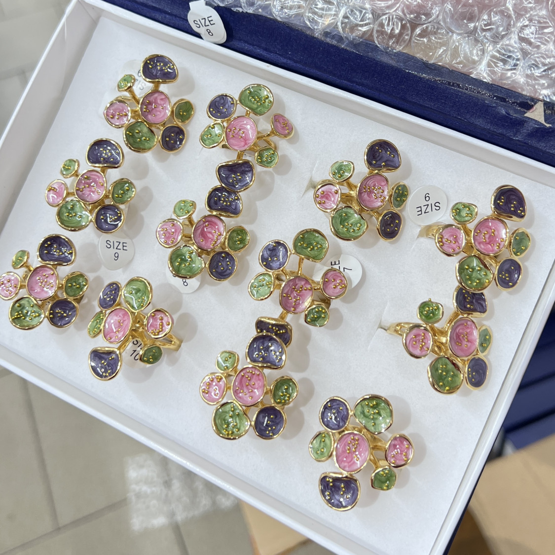 Anelli Bijoux in Acciaio Inossidabile Confezione da 12pz MOD.334-ΔΑΧΤΥΛΙΔΙΑ ΜΠΙΖΟΥ | Worldofjewel.com