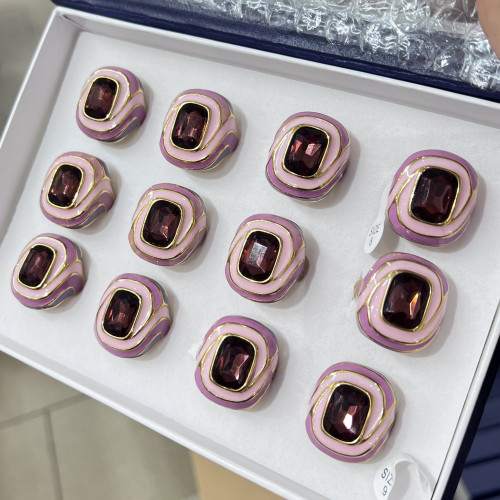 Stainless Steel Jewelry Rings Pack of 12 MOD.336