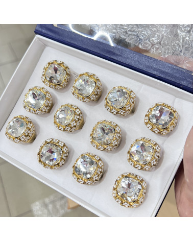 Anelli Bijoux in Acciaio Inossidabile Confezione da 12pz MOD.339-BAGUES BIJOUX | Worldofjewel.com