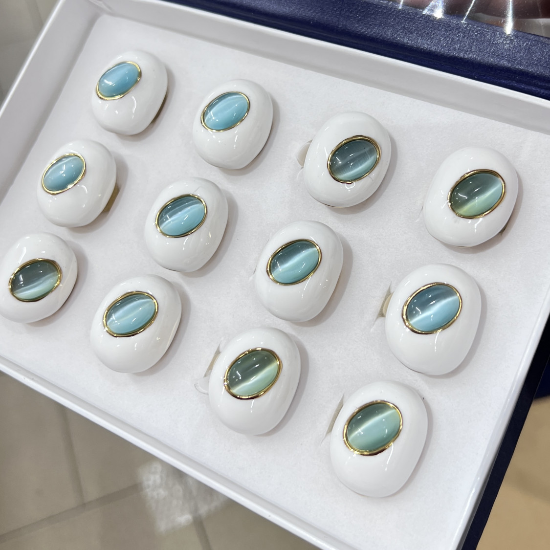 Anelli Bijoux in Acciaio Inossidabile Confezione da 12pz MOD.344-BAGUES BIJOUX | Worldofjewel.com