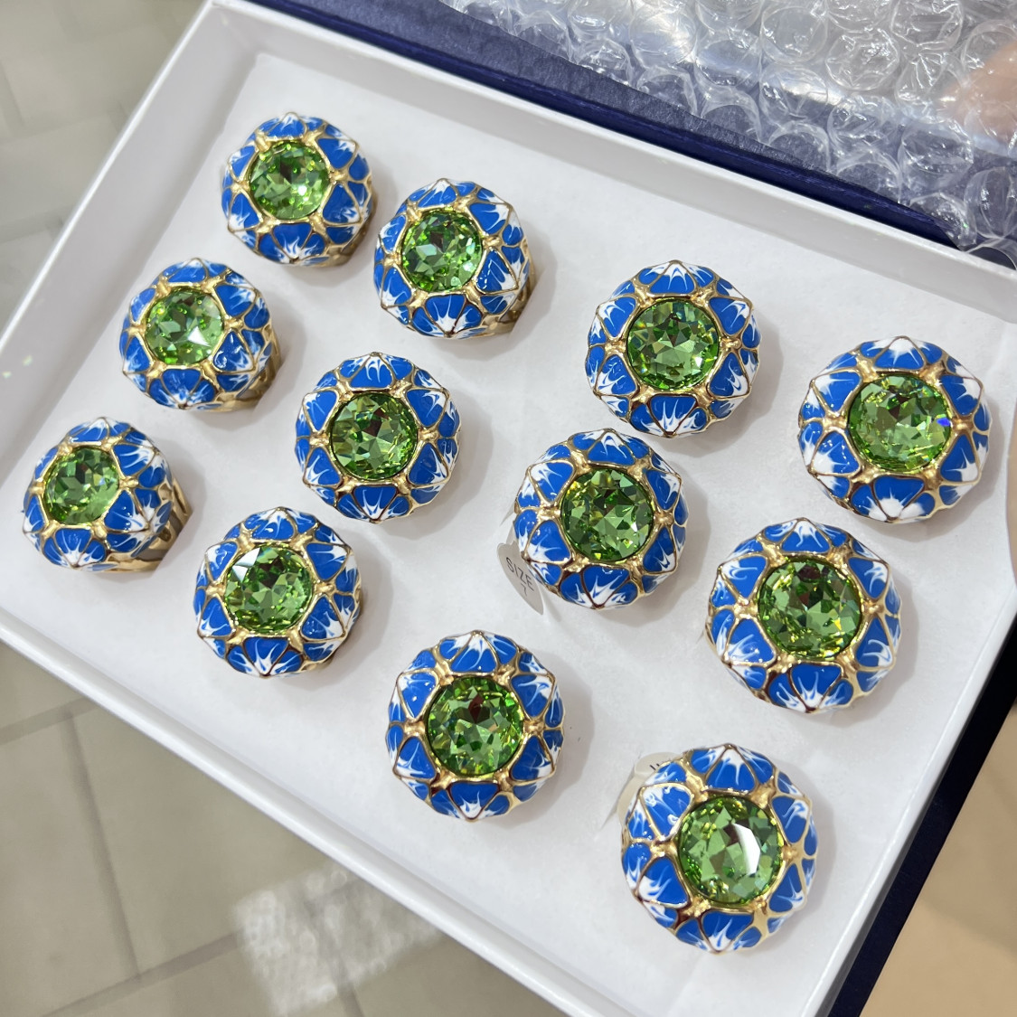 Anelli Bijoux in Acciaio Inossidabile Confezione da 12pz MOD.345-ΔΑΧΤΥΛΙΔΙΑ ΜΠΙΖΟΥ | Worldofjewel.com