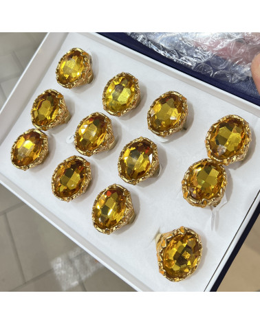 Anelli Bijoux in Acciaio Inossidabile Confezione da 12pz MOD.346-JEWELRY RINGS | Worldofjewel.com