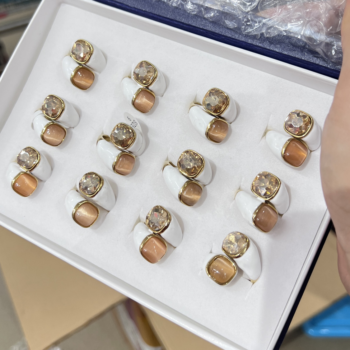 Anelli Bijoux in Acciaio Inossidabile Confezione da 12pz MOD.347-ANELLI BIJOUX | Worldofjewel.com