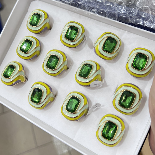 Stainless Steel Jewelry Rings Pack of 12 MOD.351