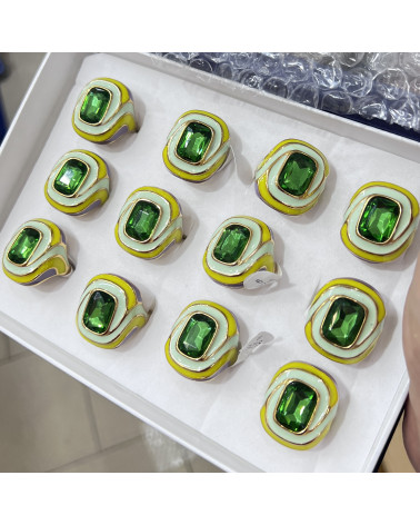 Anelli Bijoux in Acciaio Inossidabile Confezione da 12pz MOD.351-BAGUES BIJOUX | Worldofjewel.com