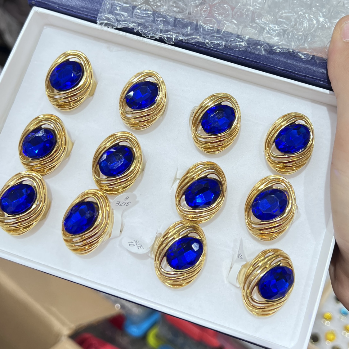 Anelli Bijoux in Acciaio Inossidabile Confezione da 12pz MOD.357-BAGUES BIJOUX | Worldofjewel.com