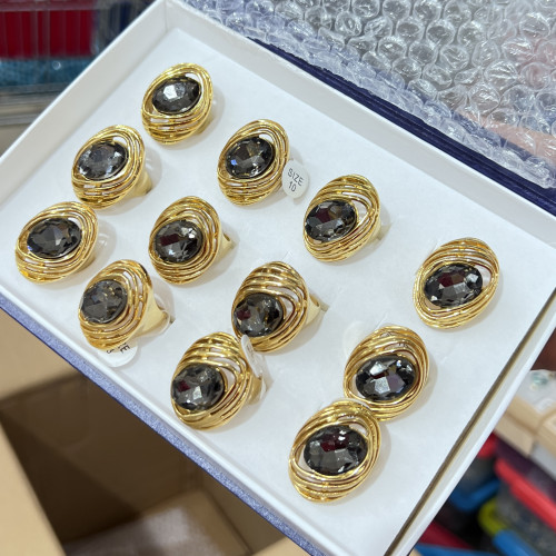 Stainless Steel Jewelry Rings Pack of 12 MOD.363