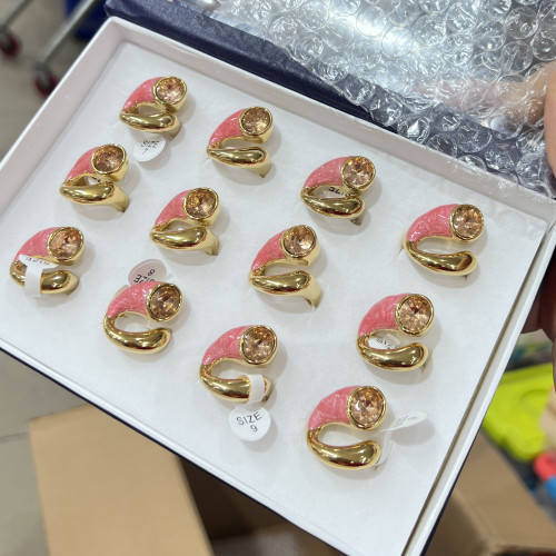 Δαχτυλίδια κοσμημάτων από ανοξείδωτο ατσάλι, συσκευασία των 12 MOD.368