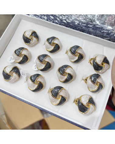 Anelli Bijoux in Acciaio Inossidabile Confezione da 12pz MOD.371-BAGUES BIJOUX | Worldofjewel.com