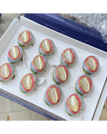 Anelli Bijoux in Acciaio Inossidabile Confezione da 12pz MOD.376-ΔΑΧΤΥΛΙΔΙΑ ΜΠΙΖΟΥ | Worldofjewel.com