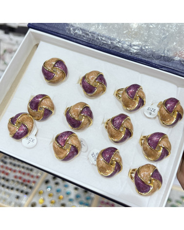 Anelli Bijoux in Acciaio Inossidabile Confezione da 12pz MOD.377-ΔΑΧΤΥΛΙΔΙΑ ΜΠΙΖΟΥ | Worldofjewel.com