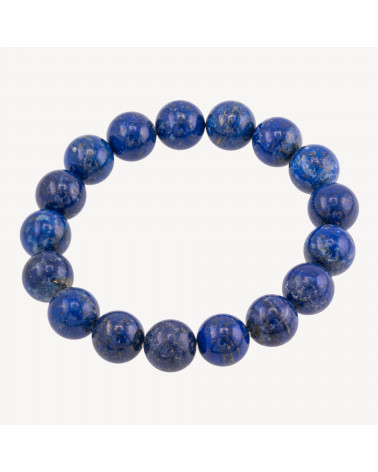 Bracciale Elastico Di Lapislazzuli Naturale 13mm-PIEDRAS DURAS | Worldofjewel.com
