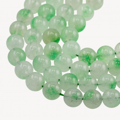 Jade Candy vert clair lisse rond 12 mm