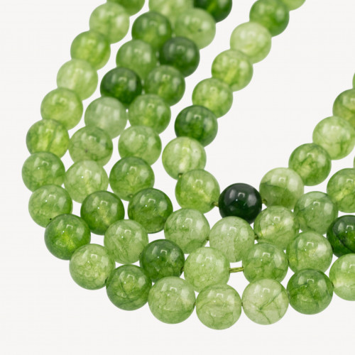 Jade Candy Green Smooth Round 10mm