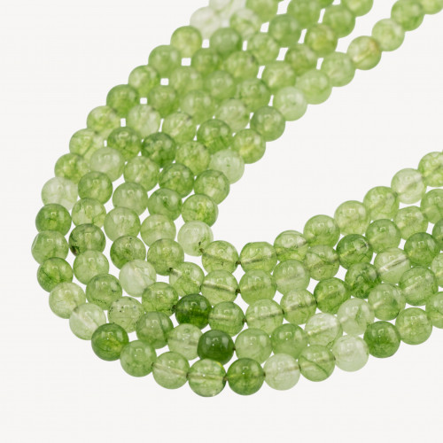 Jade Candy Vert Lisse Rond 6mm