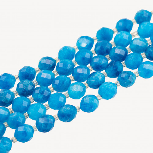 Jade Celeste Rigid Cut Olive Facetté 9x12m