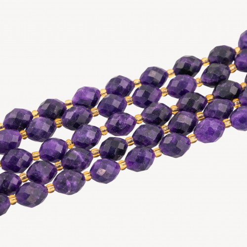 Giada Taglio Rigido Oliva Sfaccettata 8x10mm Giada Viola-ΜΩΒ ΝΕΦΤΗΣ | Worldofjewel.com