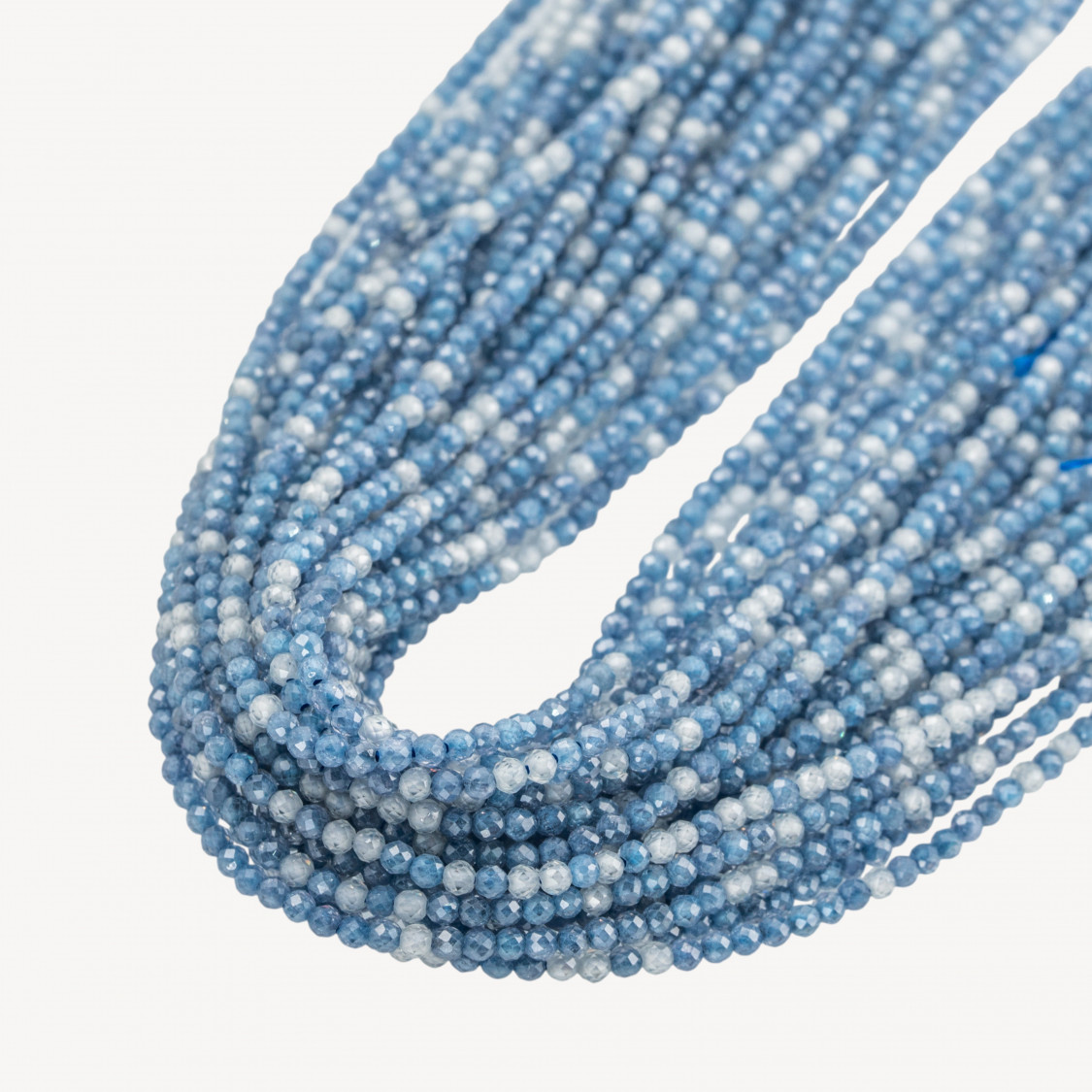 Zirconi Perline Sfaccettate Multicolor 2mm Bianco e Blu-2 mm Mikro-Zirkonia-Perlen für DIY-Schmuck | Worldofjewel.com