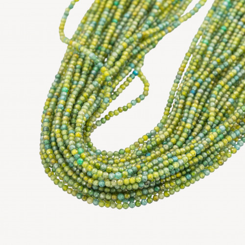 Zirconi Perline Sfaccettate Multicolor 2mm -5 Verde Lime