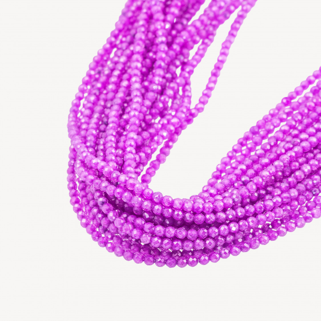 Zirconi Perline Sfaccettate Special Colors 2mm -9 Fucsia Neon-MICRO PERLINE DI ZIRCONI 2MM PER GIOIELLI FAI DA TE | Worldofjewel.com