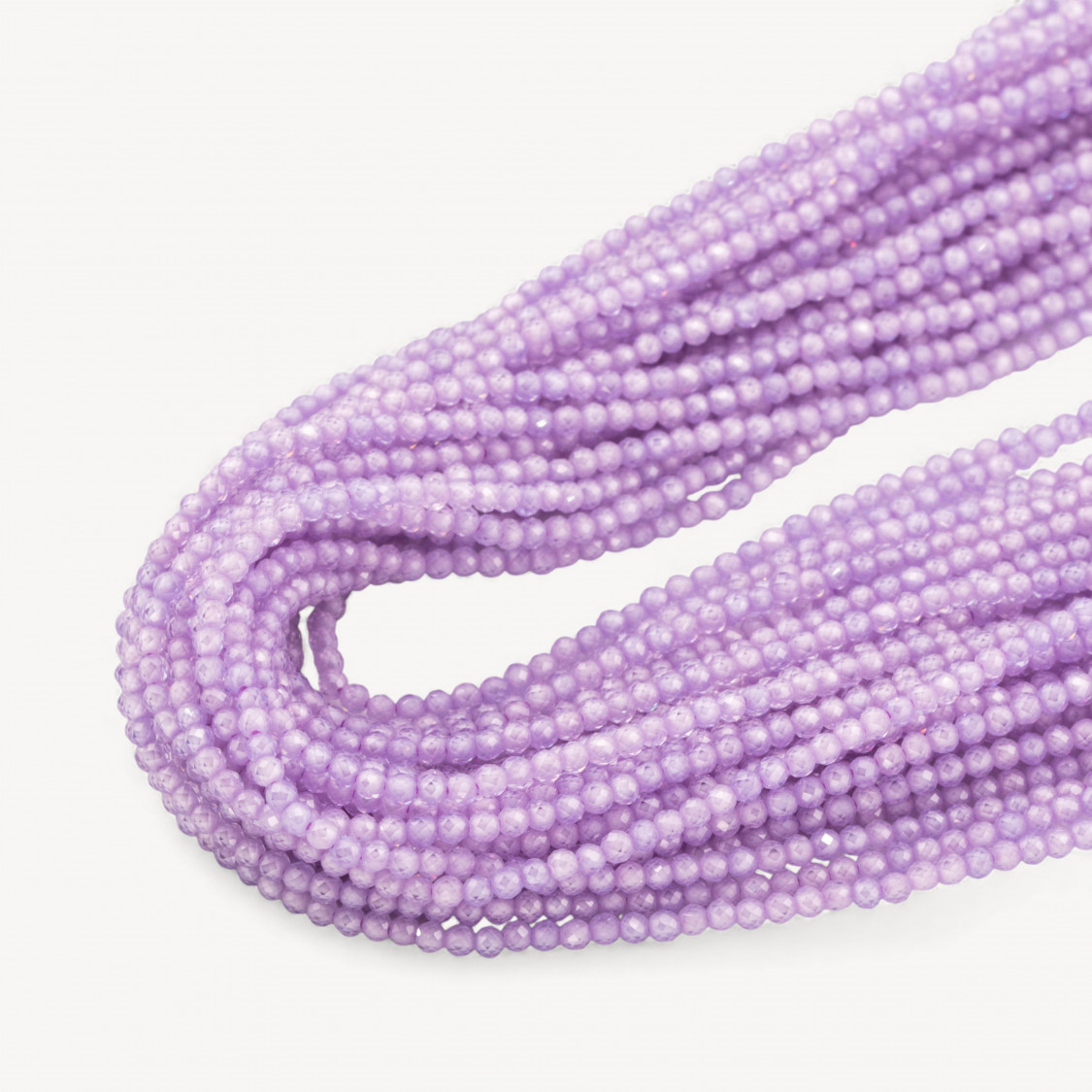 Zirconi Perline Sfaccettate Special Colors 2mm -11 Lavanda-MICRO PERLINE DI ZIRCONI 2MM PER GIOIELLI FAI DA TE | Worldofjewel.com