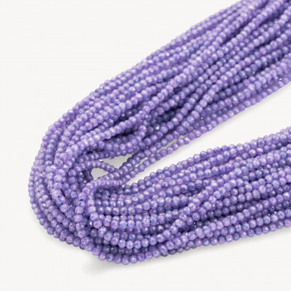 Zirconi Perline Sfaccettate Special Colors 2mm -13 Lilla Scuro-MICRO PERLINE DI ZIRCONI 2MM PER GIOIELLI FAI DA TE | Worldofjewel.com