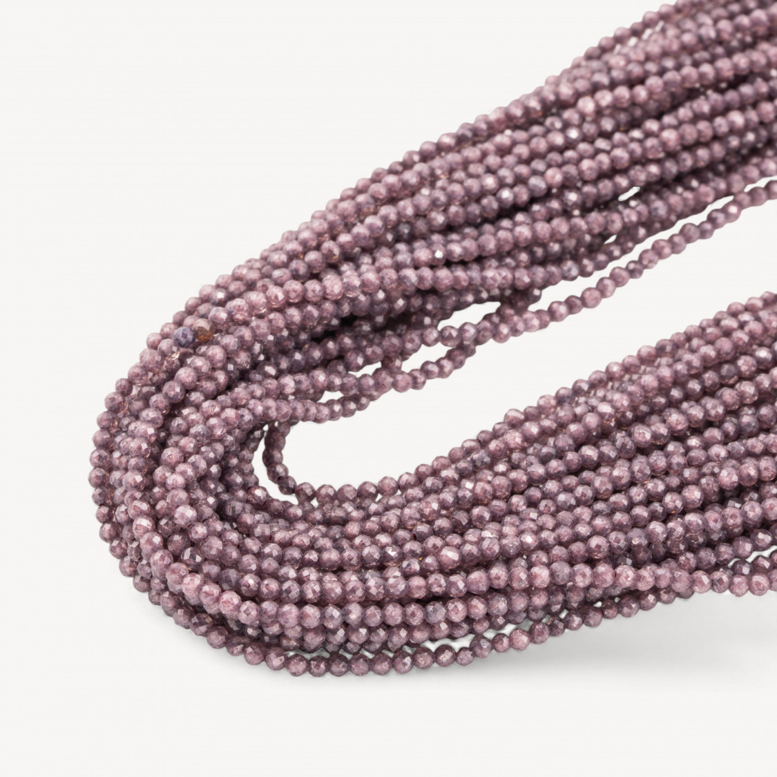 Zirconi Perline Sfaccettate Special Colors 2mm -14 Mauve Scuro-MICRO PERLINE DI ZIRCONI 2MM PER GIOIELLI FAI DA TE | Worldofjewel.com