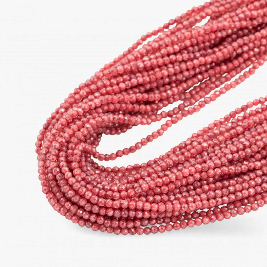 Zirconi Perline Sfaccettate Special Colors 2mm -17 Rosso Corallo-MICRO PERLINE DI ZIRCONI 2MM PER GIOIELLI FAI DA TE | Worldofjewel.com