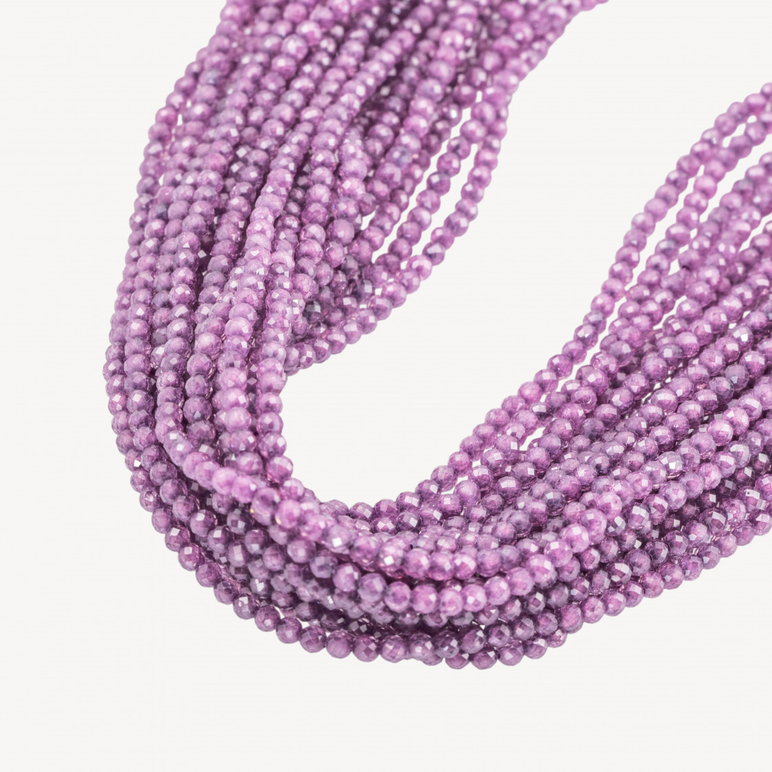 Zirconi Perline Sfaccettate Special Colors 2mm -24 Viola-MICRO PERLINE DI ZIRCONI 2MM PER GIOIELLI FAI DA TE | Worldofjewel.com