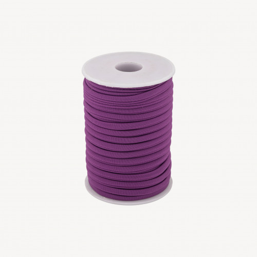 18 mètres de ruban Lycra cousu violet