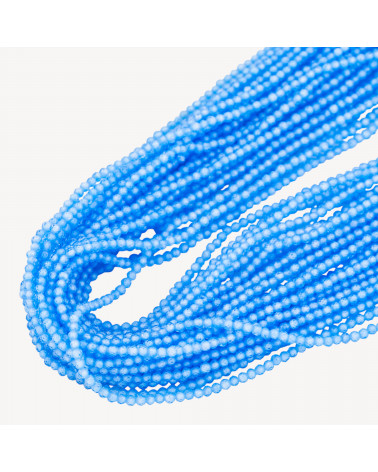 Zirconi Perline Sfaccettate 2mm Azzurro-MICRO PERLINE DI ZIRCONI 2MM PER GIOIELLI FAI DA TE | Worldofjewel.com