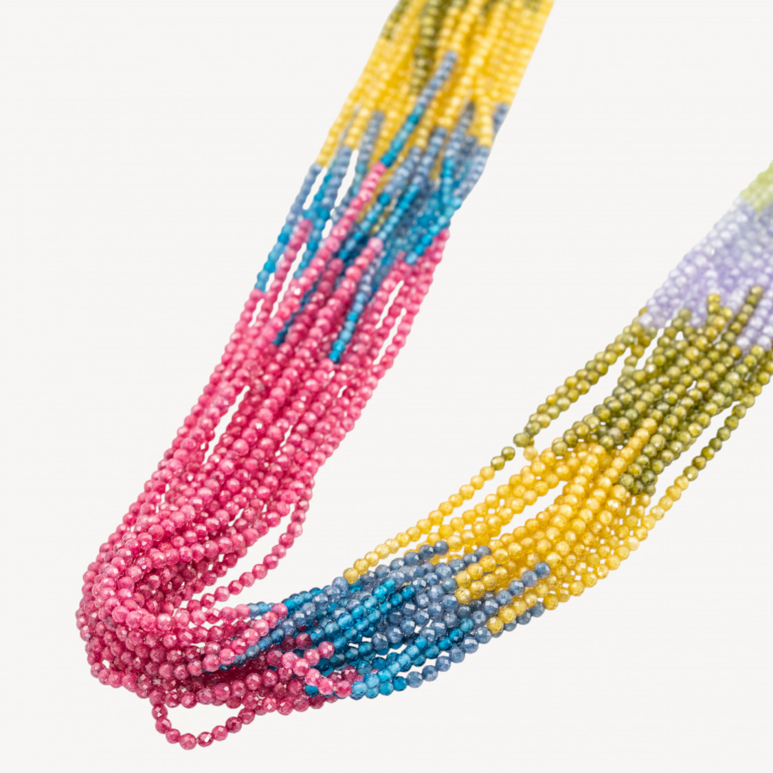 Zirconi Perline Sfaccettate Gradient 2mm Arlecchino-MICRO PERLINE DI ZIRCONI 2MM PER GIOIELLI FAI DA TE | Worldofjewel.com