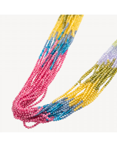 Zirconi Perline Sfaccettate Gradient 2mm Arlecchino-MICRO PERLINE DI ZIRCONI 2MM PER GIOIELLI FAI DA TE | Worldofjewel.com