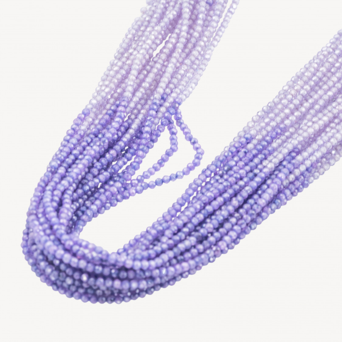 Zirconi Perline Sfaccettate Gradient 2mm Lilla e Viola-MICRO PERLINE DI ZIRCONI 2MM PER GIOIELLI FAI DA TE | Worldofjewel.com