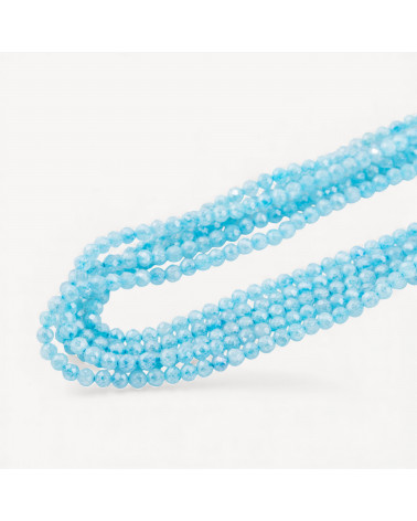 Zirconi Perline Sfaccettate Special Colors 3mm Azzurro-MICRO PERLINE DI ZIRCONI 3MM PER COLLANE E BRACCIALI | Worldofjewel.com