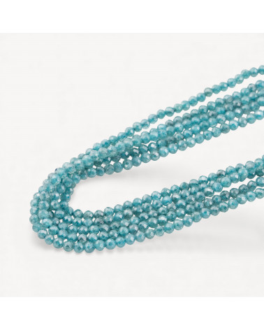 Zirconi Perline Sfaccettate Special Colors 3mm Azzurro Acquamarina-MICRO PERLINE DI ZIRCONI 3MM PER COLLANE E BRACCIALI | Worldofjewel.com