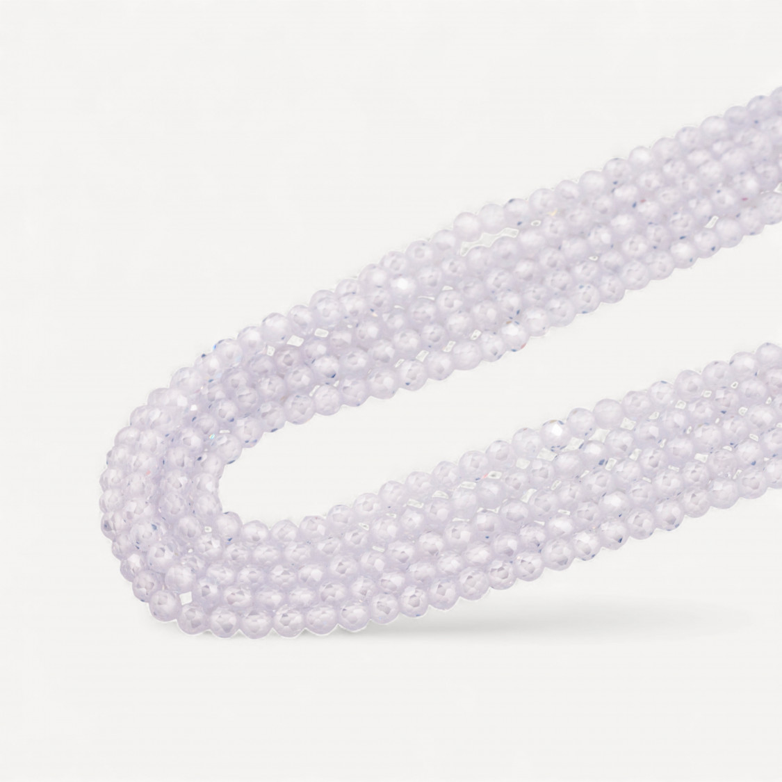 Zirconi Perline Sfaccettate Special Colors 3mm Bianco-MICRO PERLINE DI ZIRCONI 3MM PER COLLANE E BRACCIALI | Worldofjewel.com