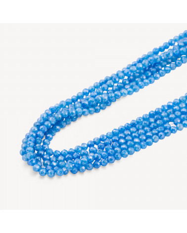 Zirconi Perline Sfaccettate Special Colors 3mm Blu Neon-MICRO PERLINE DI ZIRCONI 3MM PER COLLANE E BRACCIALI | Worldofjewel.com