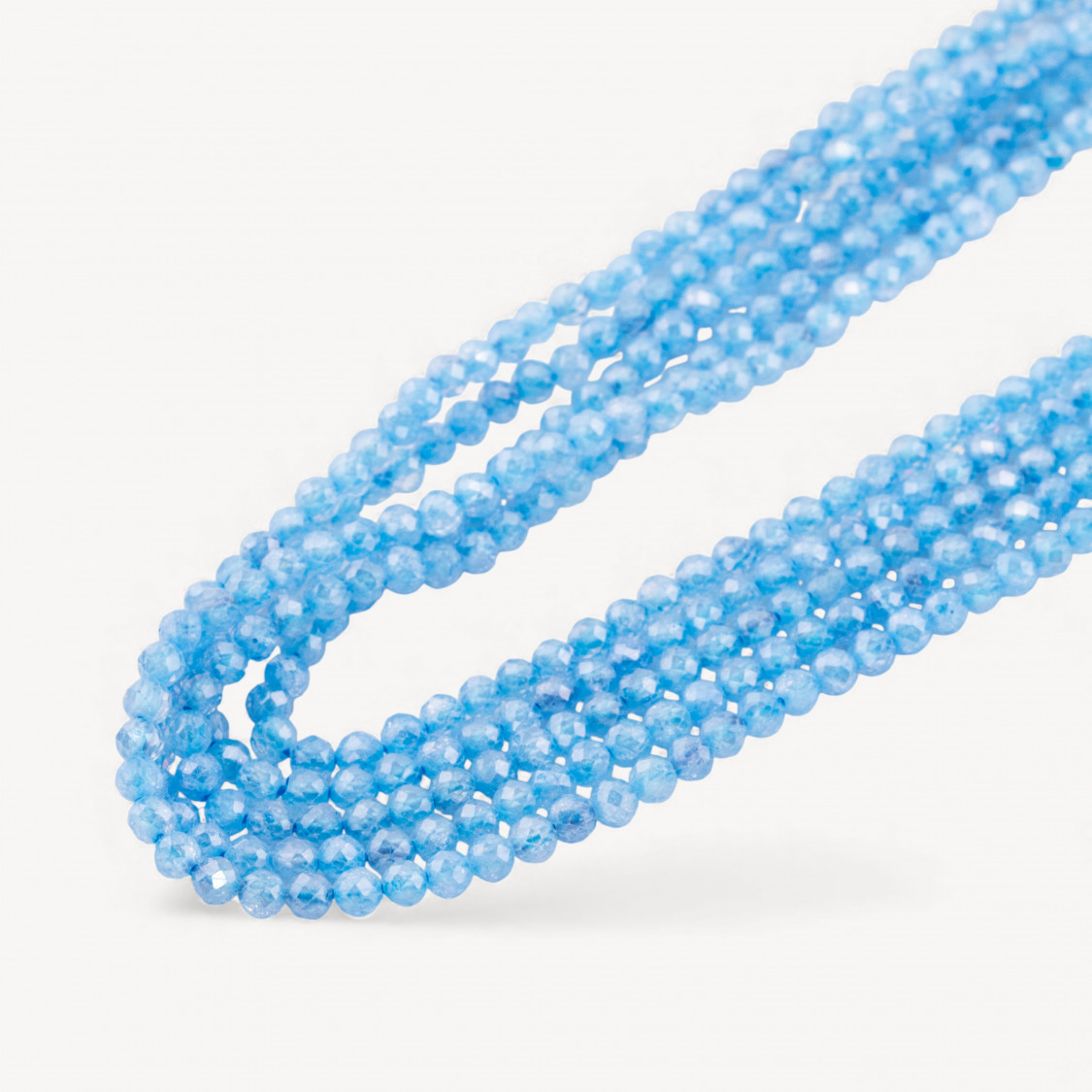 Zirconi Perline Sfaccettate Special Colors 3mm Celeste-MICRO PERLINE DI ZIRCONI 3MM PER COLLANE E BRACCIALI | Worldofjewel.com