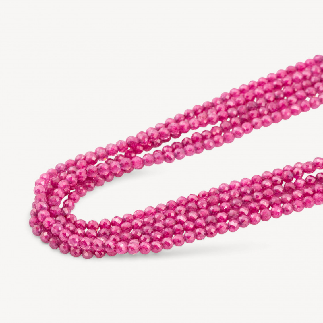 Zirconi Perline Sfaccettate Special Colors 3mm Fucsia-MICRO PERLINE DI ZIRCONI 3MM PER COLLANE E BRACCIALI | Worldofjewel.com