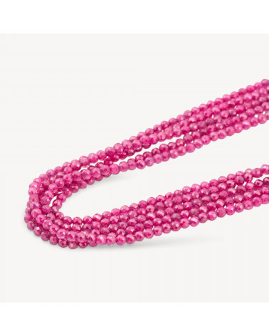 Zirconi Perline Sfaccettate Special Colors 3mm Fucsia-MICRO PERLINE DI ZIRCONI 3MM PER COLLANE E BRACCIALI | Worldofjewel.com