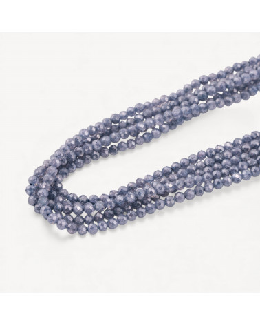 Zirconi Perline Sfaccettate Special Colors 3mm Grigio Lavanda-MICRO PERLINE DI ZIRCONI 3MM PER COLLANE E BRACCIALI | Worldofjewel.com