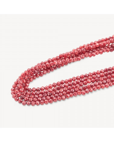 Zirconi Perline Sfaccettate Special Colors 3mm Rosso Lampone-MICRO PERLINE DI ZIRCONI 3MM PER COLLANE E BRACCIALI | Worldofjewel.com