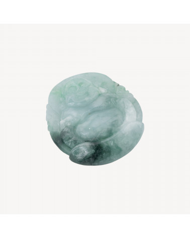 Componente Pendente Di Giada Burma Incisa Misura 40-60mm 1pz-COLGANTES DE PIEDRAS DURAS | Worldofjewel.com