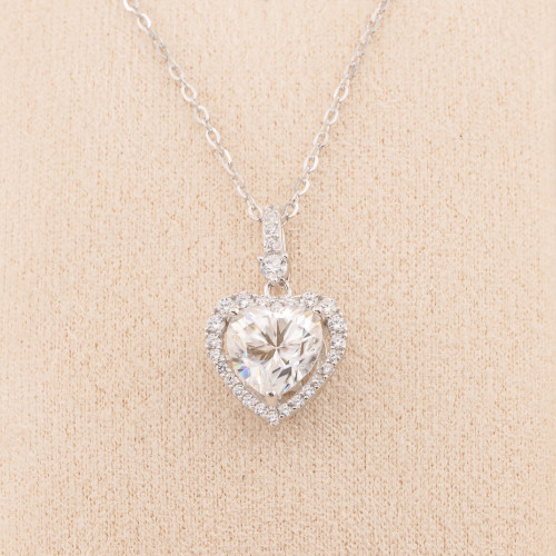 COLLANE IN MOISSANITE E ARGENTO 925 | Worldofjewel.com