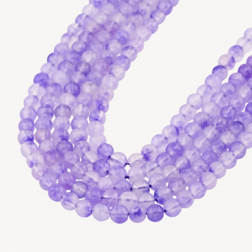 Giada Candy Viola Ametista Tondo Liscio 6mm