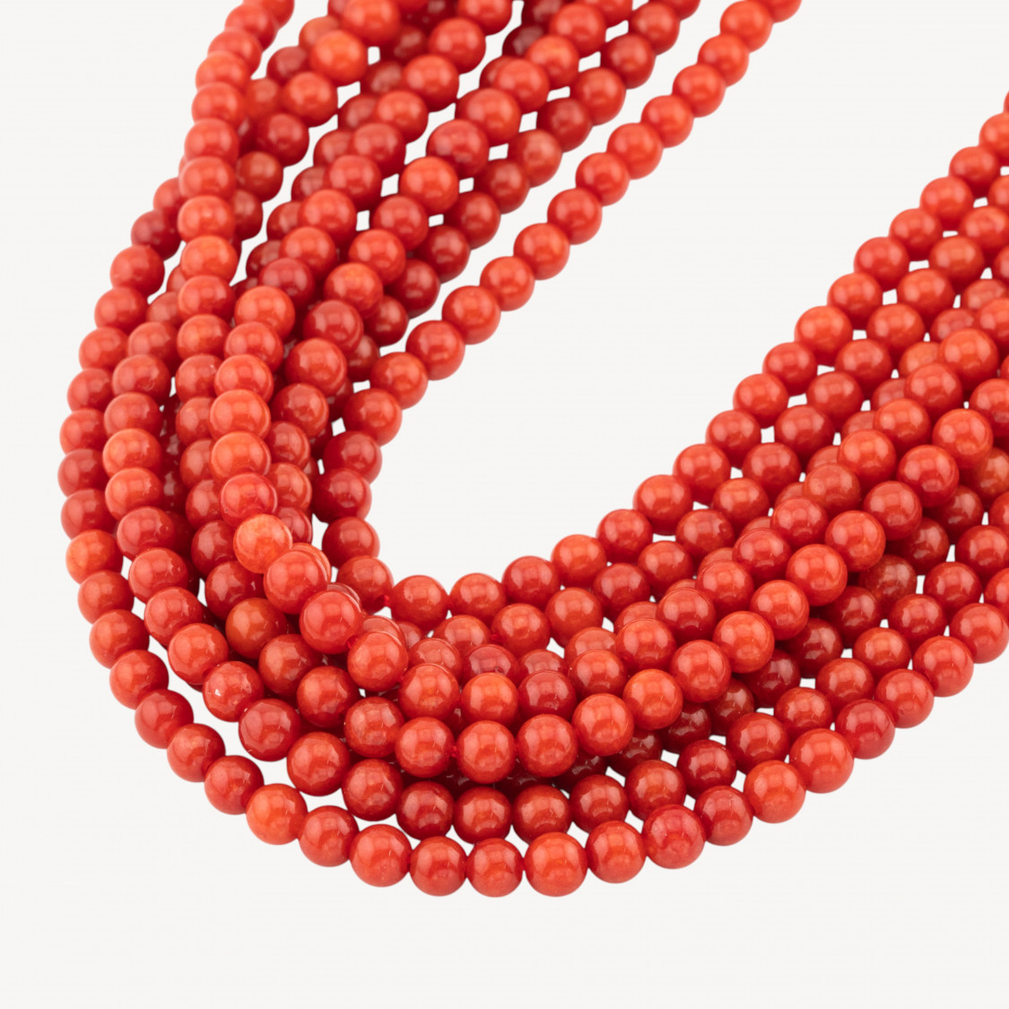 Giada Corallo Tondo Liscio 4mm-GIADA | Worldofjewel.com