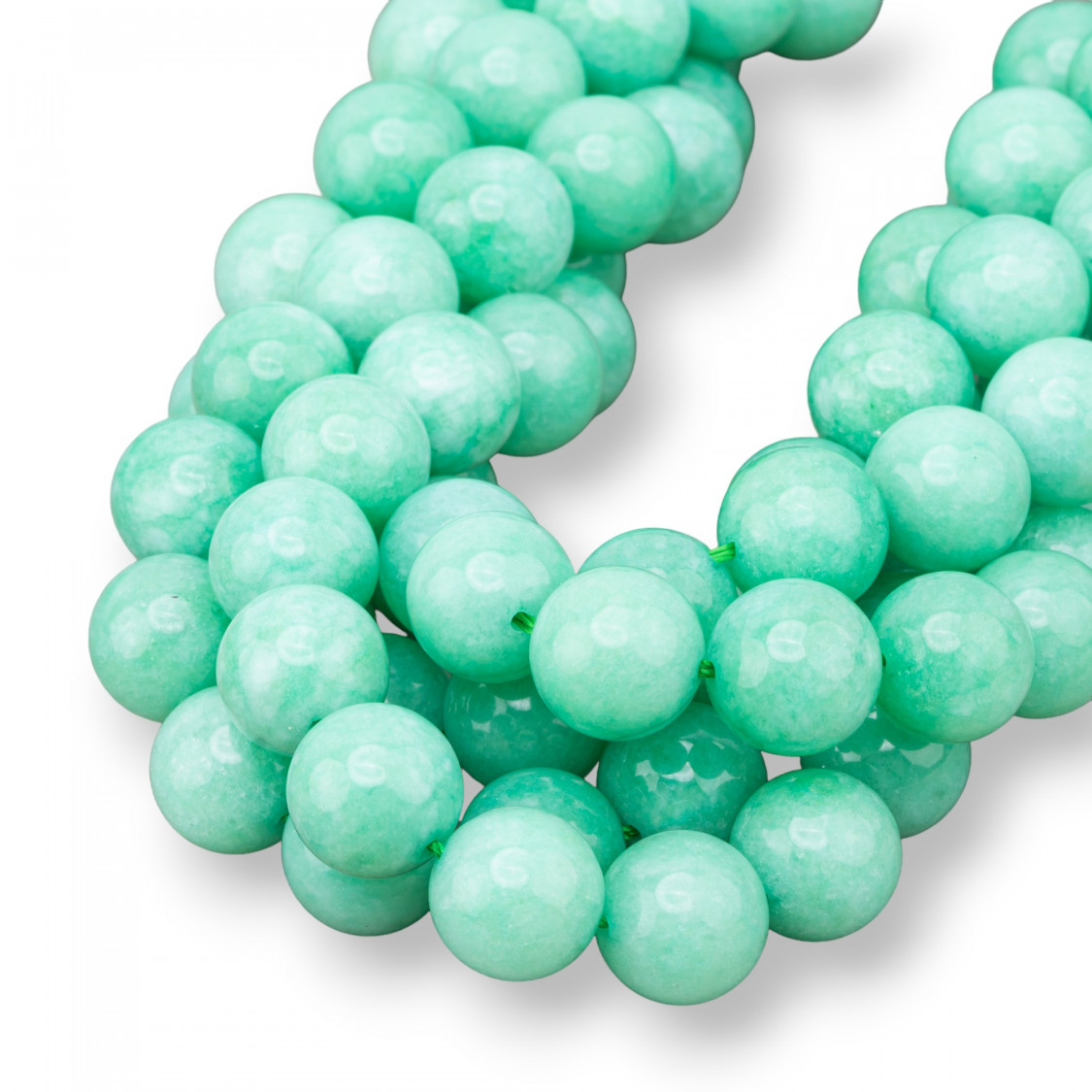 Giada Verde Crisoprasio Intenso Tondo Liscio 12mm-GIADA VERDE | Worldofjewel.com