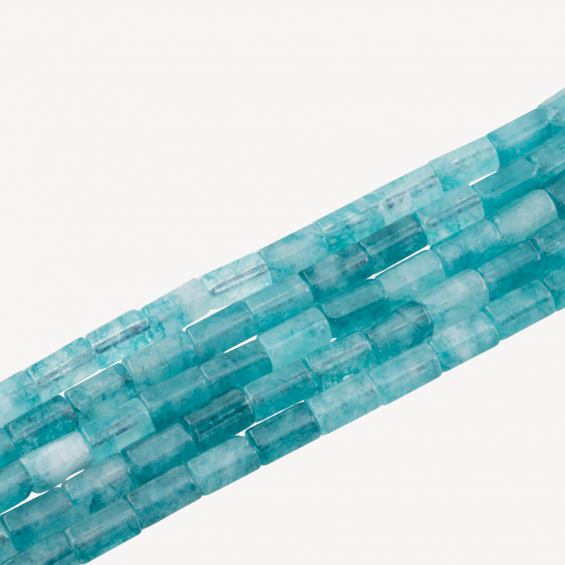 Quarzo Ialino Cilindro Esagonale 9x14mm Ottanio-QUARTZ | Worldofjewel.com